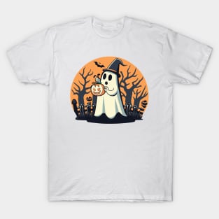 Trick or Treat - Halloween Ghost T-Shirt